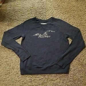Dark Blue Crystal Hollister Sweater